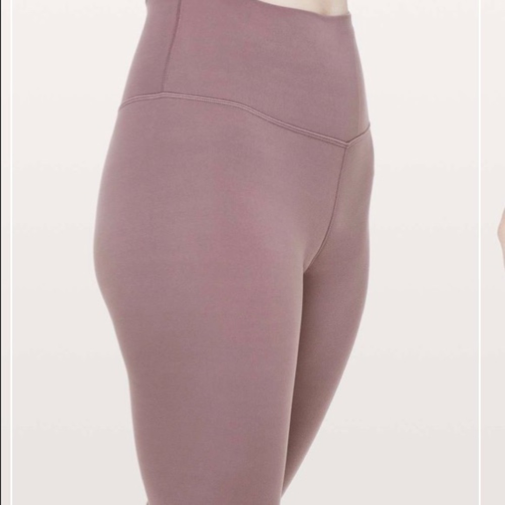 Lululemon align crop 21 leggings sz 6 antique bark